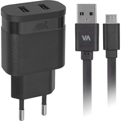 Сетевое зарядное устройство RivaCase Rivapower VA 4122 BD1 (2 USB /2.4 A)