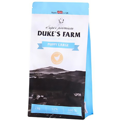 Корм для щенков Dukes Farm для крупных пород, курица 2 кг