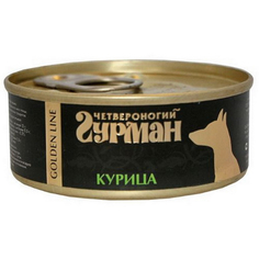Корм для собак Четвероногий гурман Golden line курица натуральная в желе 100 г