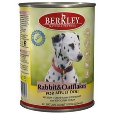 Корм для собак Berkley кролик с овсяными хлопьями 400 г