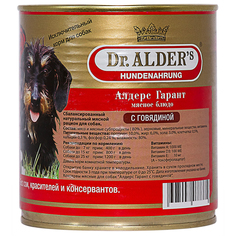 Корм для собак Dr. Alders Алдерс Гарант 80% рубленного мяса говядина 750 г