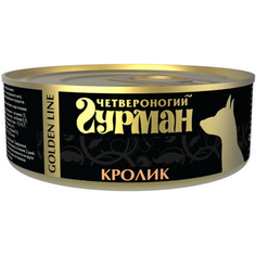 Корм для собак Четвероногий гурман Golden line кролик натуральный в желе 100 г
