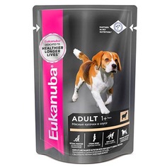 Корм для собак Eukanuba ягненок в соусе 100г