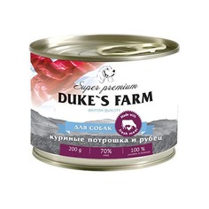 Корм для собак Dukes Farm Потрошка, рубец 200г