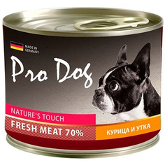 Корм для собак Pro Dog курица, утка 200 г