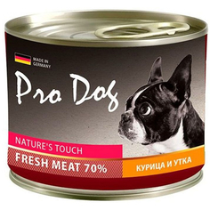 Корм для собак Pro Dog курица, утка 400 г