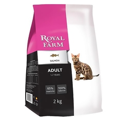 Корм для кошек ROYAL FARM лосось 2кг