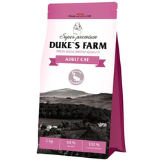 Корм для кошек DUKES FARM утка с кроликом 2кг