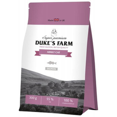 Корм для кошек DUKES FARM лосось 300г