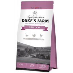 Корм для кошек DUKES FARM утка, курица, индейка 2кг