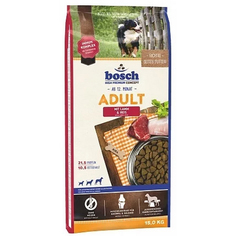Корм для собак BOSCH ягненок, рис 15 кг