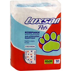 Коврик для кошек и собак Luxsan Premium с рисунком 60х90 см 10 шт