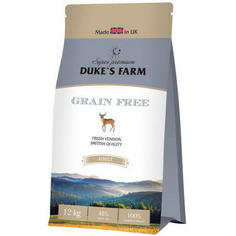 Корм для собак Dukes Farm Беззерновой, оленина 12 кг