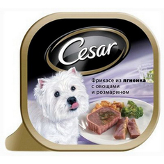 Корм для собак Cesar фрикассе из ягненка с овощами и розмарином 100 г
