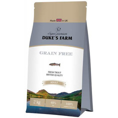 Корм для собак Dukes Farm Беззерновой, форель 2 кг