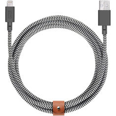 Кабель Native Union Belt Cable Lightning Taupe BELT-L-ZEB-3 зебра