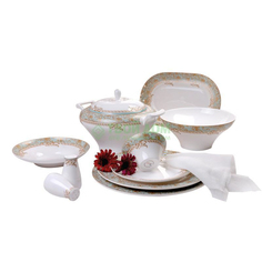 Сервиз столовый Top Art Studio Фонтенбло бирюзовый 30 предметов 6 персон Топ арт студио