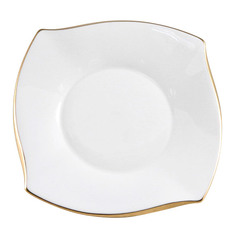 Набор тарелок Narumi Дюк белый с золотым 16 см 6 шт