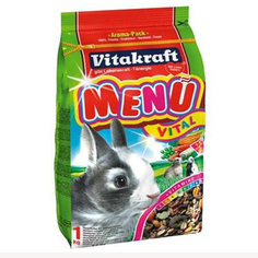 Корм для грызунов VITAKRAFT Menu для кроликов 1кг Витакрафт
