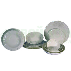 Сервиз столовый Hatori Магнолия Грэй 22 предмета 6 персон