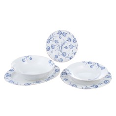 Сервиз столовый Macbeth bone porcelain Ксио 21 предмет 6 персон