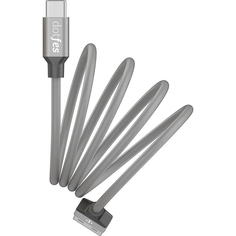 Кабель Dotfes A03T Frosted USB - USB Type-C 1 м Grey