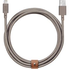 Кабель Native Union Belt Cable Lightning Taupe BELT-L-TAU-3 бежевый