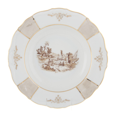 Набор тарелок глубоких 6 шт 23 см сюжет Thun 1794 Мария Луиза