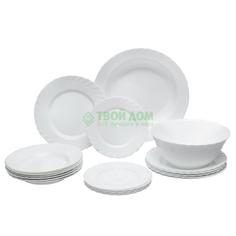 Набор посуды Luminarc Feston White 19 предметов 6 персон