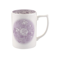 кружка 350мл "деламери, сельские мотивы" (розовая) Spode