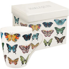 Кружка бабочки яркие 425 мл серия Арлекин Churchill