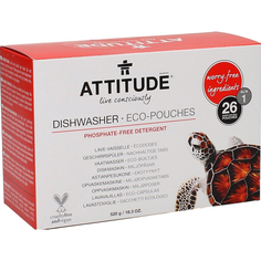 Таблетки для посудомоечных машин Attitude All in One 26 шт