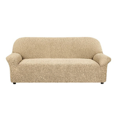 Чехол на 3-х местный диван Микрофибра Кофейный Еврочехол