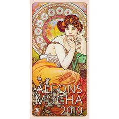Календарь настенный Alfons Mucha на 2019 год Экслибрис