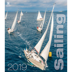 Календарь настенный перекидной Sailing (Парусники) на 2019 год Экслибрис