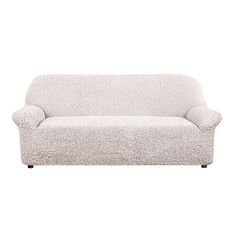 Чехол на 3-х местный диван Микрофибра Жемчужный Еврочехол