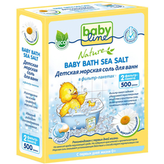 Морская соль для ванн Babyline Nature с ромашкой 500 г