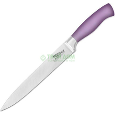 Нож для нарезки Ладомир 20 см фиолетовый