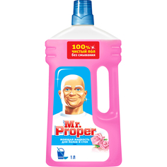 Моющее средство Mr. Proper Для полов и стен Роза 1 л