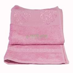 Полотенце Maisonette Bambu 70x140 см Pink