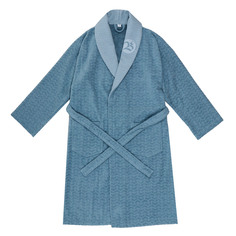 Халат мужской Bahar Armada l + 2 полотенца blue