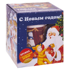 Новогодний подарок кружка с зефиром 35гр Mak-Ivanovo (МК-47-8) МАК Иваново