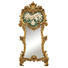 Зеркало в раме с барельефом 150х70см Wah luen handicraft