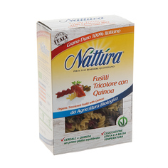 Паста Nattura Фузилл киноа/базилик/свекла 350 г