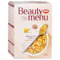 Хлопья AXA Beauty menu кукурузные с отрубями 270 г Aha
