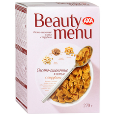 Хлопья AXA Beauty menu овсяно-пшеничные с отрубями 270 г Aha