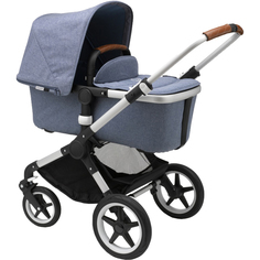 Коляска 2 в 1 Bugaboo Fox Complete Alu/Blue Melange-Blue Melange