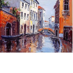 Набор подставок на пробке Top Art Венеция 40х29см 4 штуки