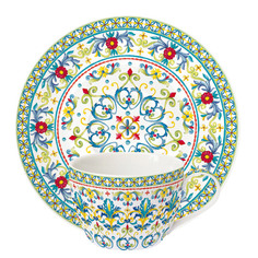 Чашка с блюдцем Easy Life Средиземноморье 240 мл