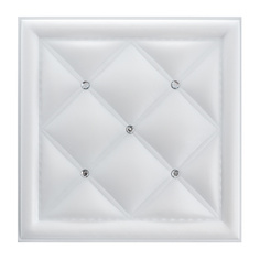 Панель 3D Плитстен Шерлок Белый 40 х 40 см